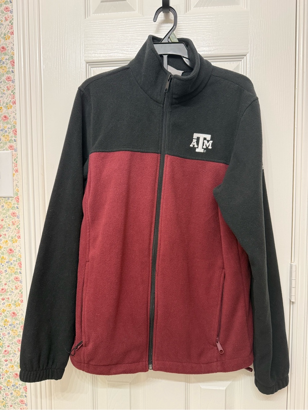 Texas A&M Columbia Maroon and Black Full-Zip Fleece Jacket